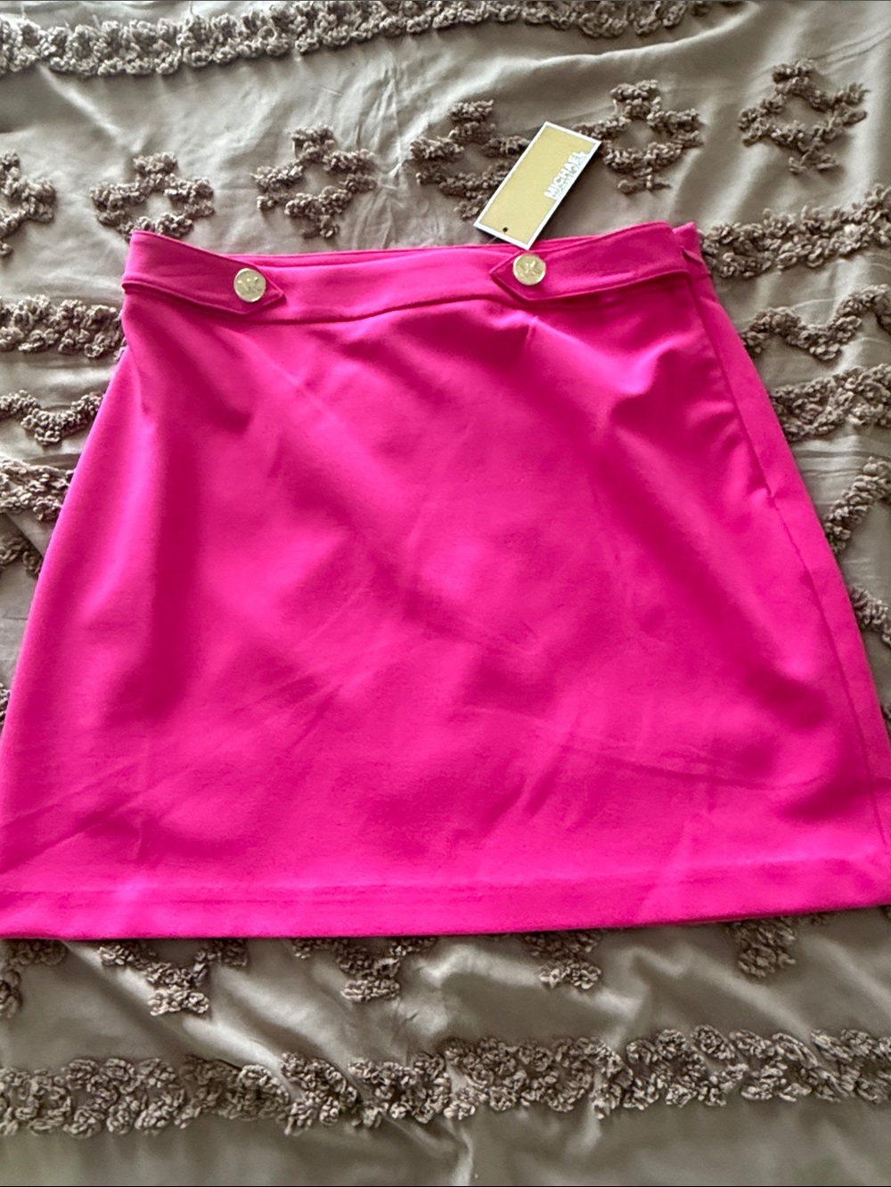 Michael Kors hot pink mini skirt